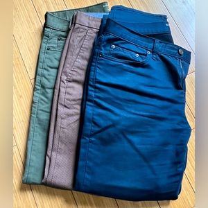 2 pair of Banana Republic factory pants (All 32x30)